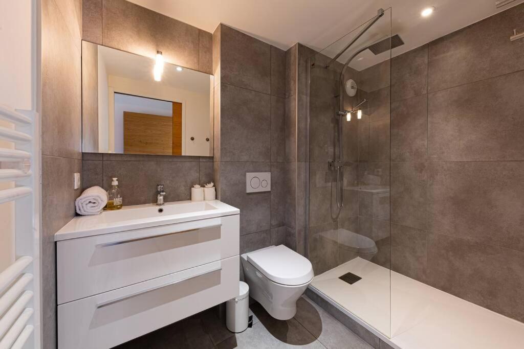 Modern 2Br 5* Pool Gym Spa Garage Mont-Blanc View 샤모니 외부 사진