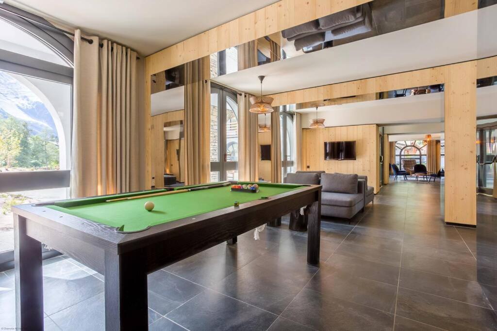 Modern 2Br 5* Pool Gym Spa Garage Mont-Blanc View 샤모니 외부 사진