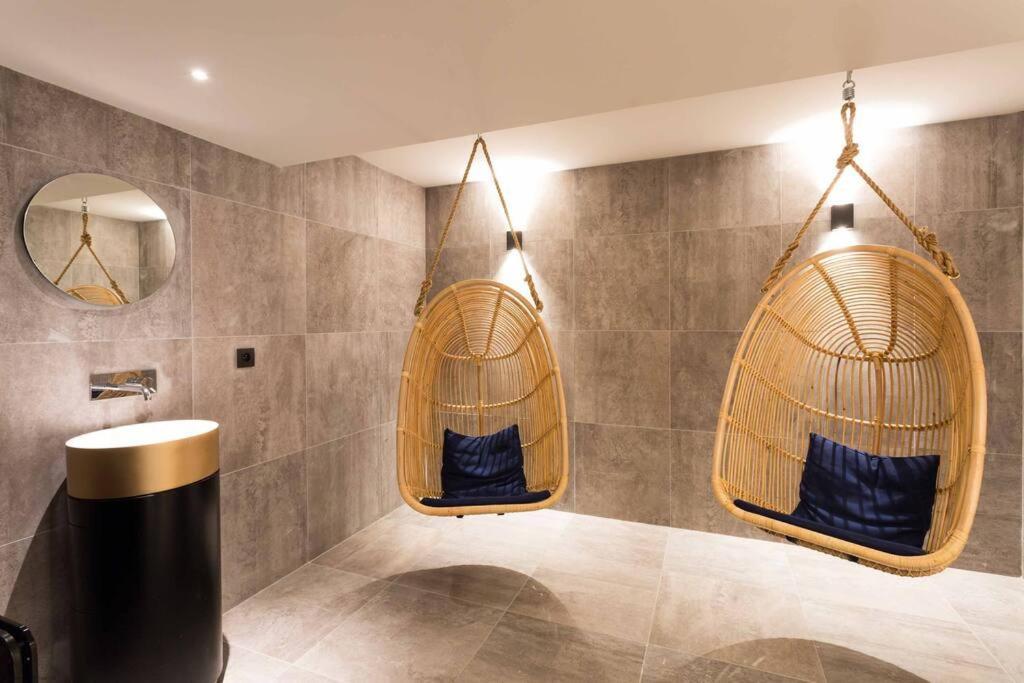 Modern 2Br 5* Pool Gym Spa Garage Mont-Blanc View 샤모니 외부 사진